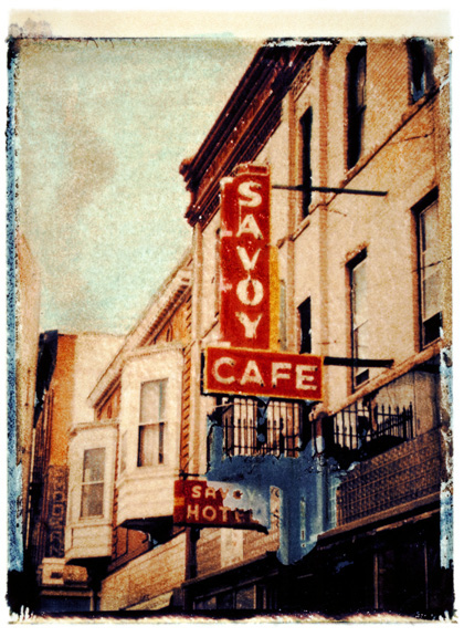 Savoy Cafe, photographed in Trinidad, Colorado