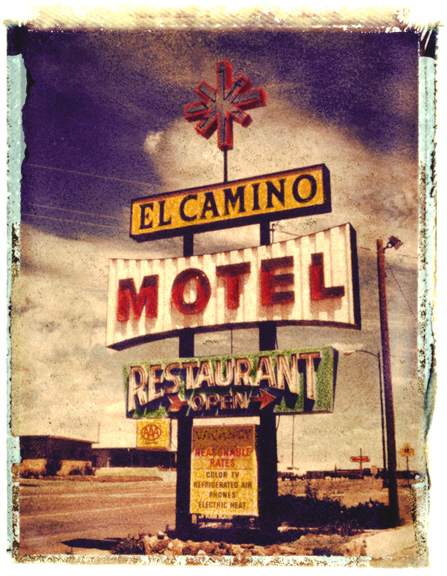El Camino Motel, photographed in New Mexico 