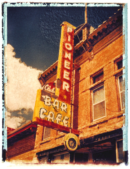 Pioneer Bar, photographed in Colorado 