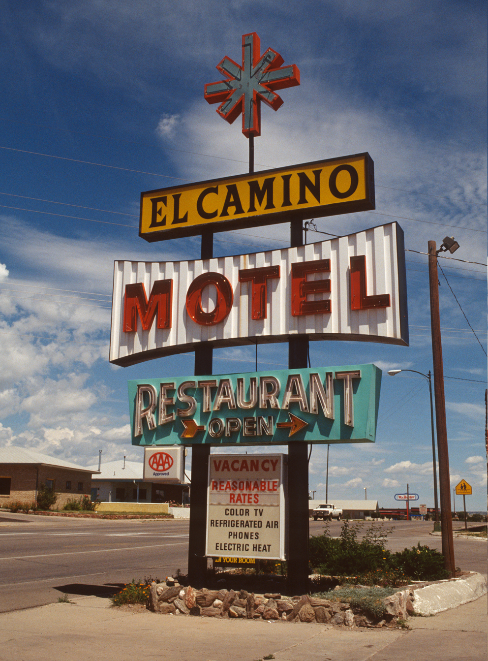El Camino Motel, photographed in New Mexico 