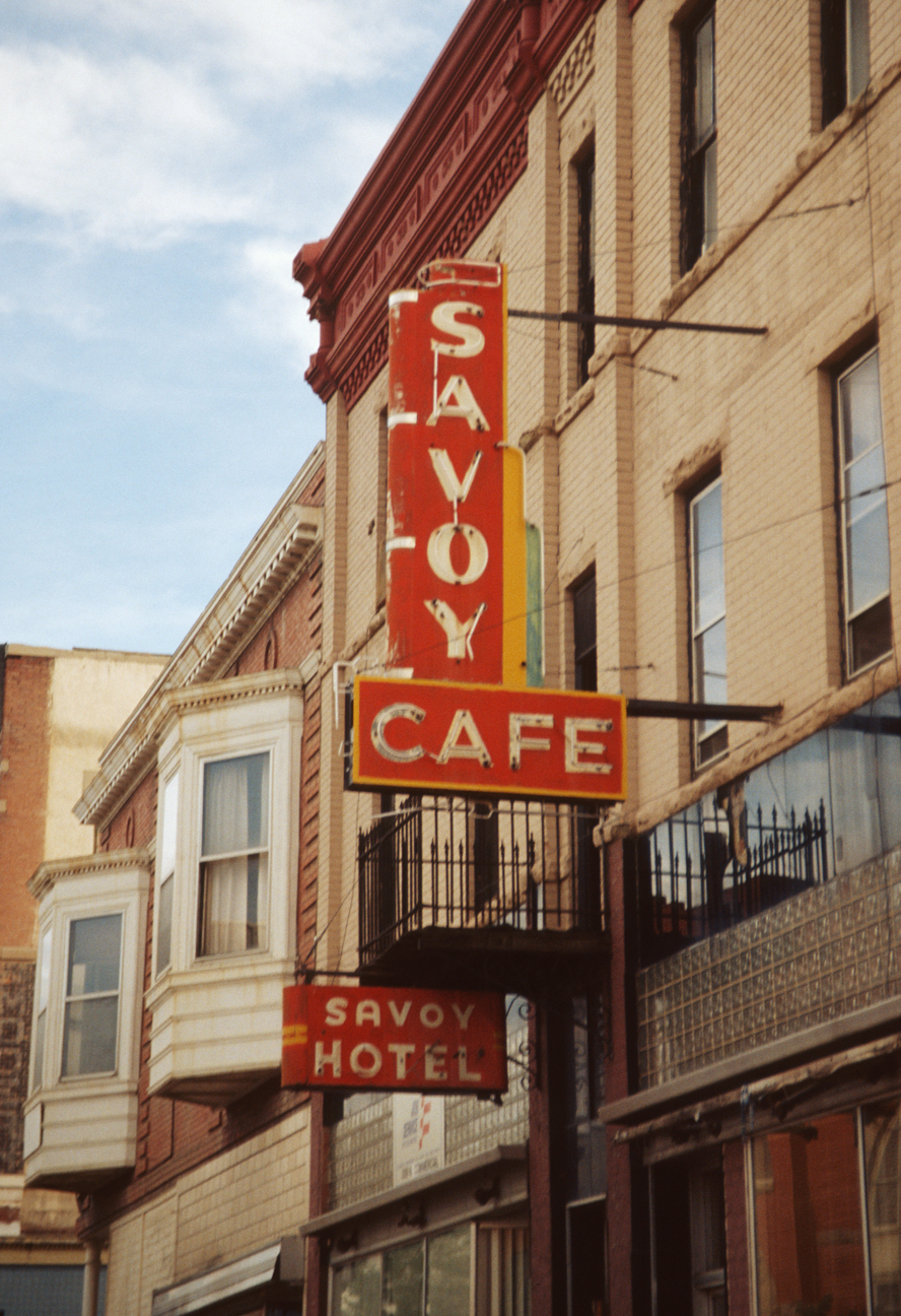 Savoy Cafe, photographed in Trinidad, Colorado