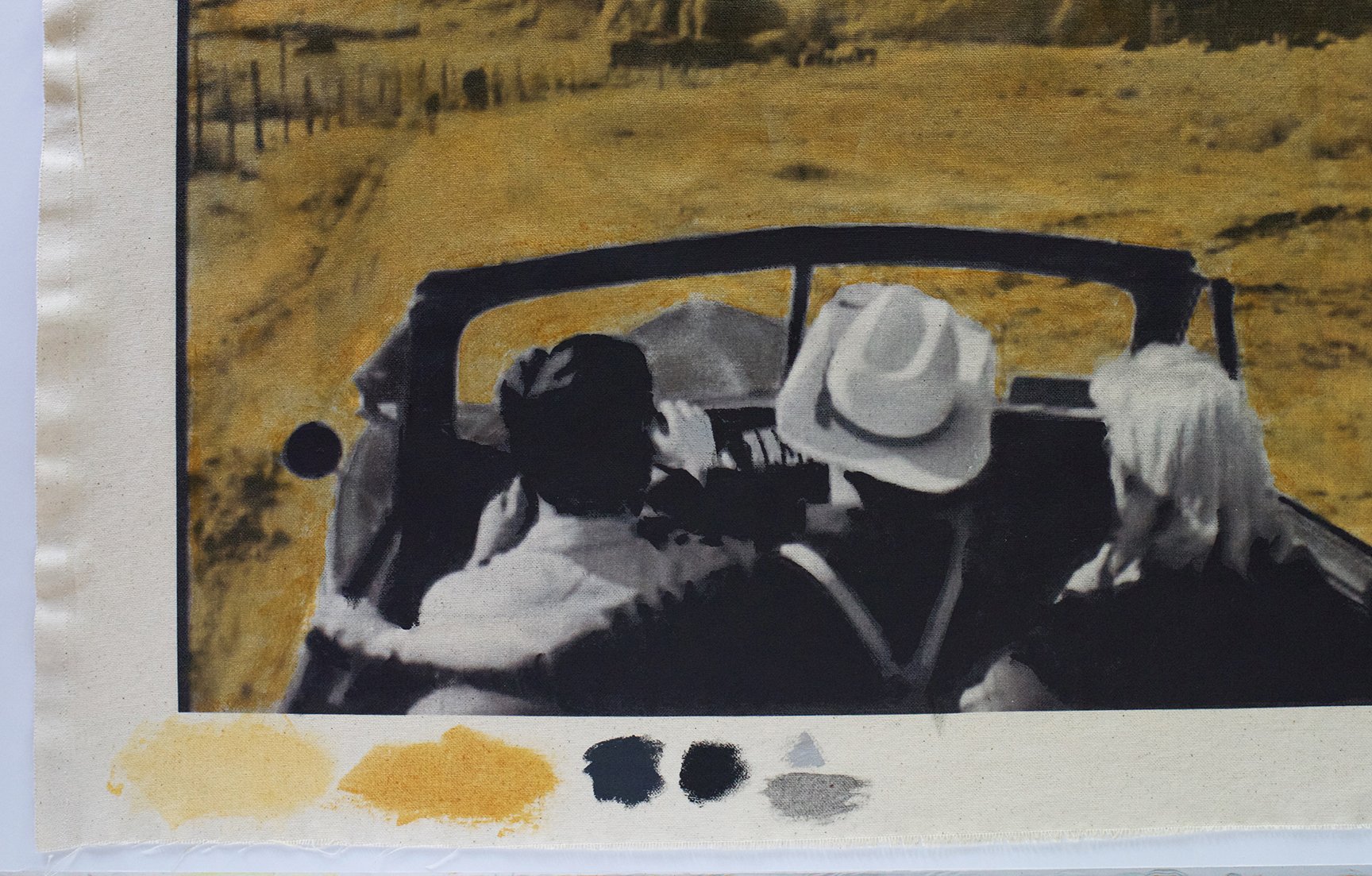 Driving Into History (detail), 2022