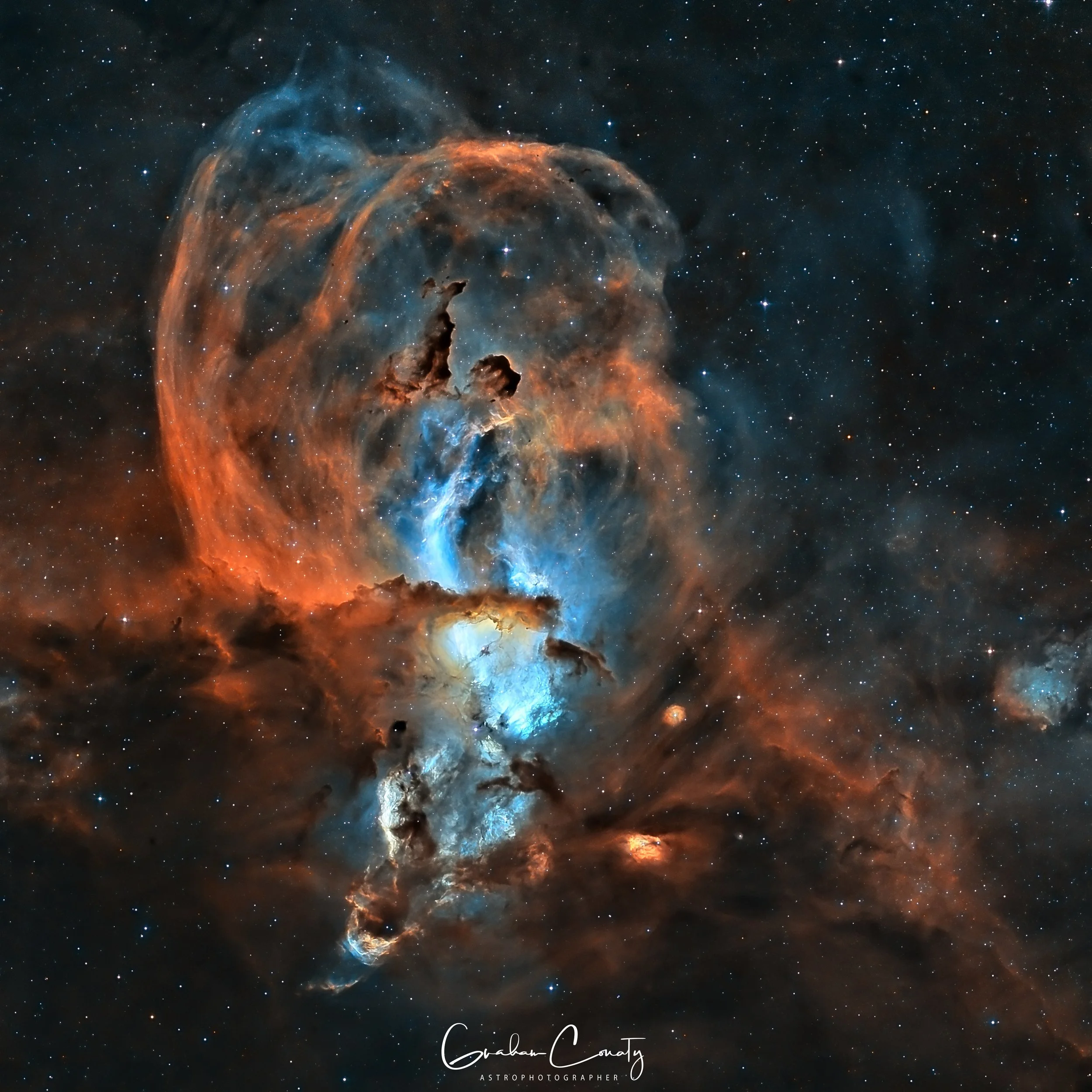NGC3576 - STATUE OF LIBERTY NEBULA (Copy)