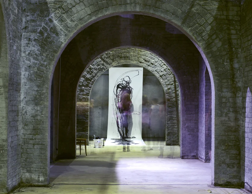 Kellie O'Dempsey and Michael Dick, installation view of Under Arena 2015. Photographer Matthew Loyd