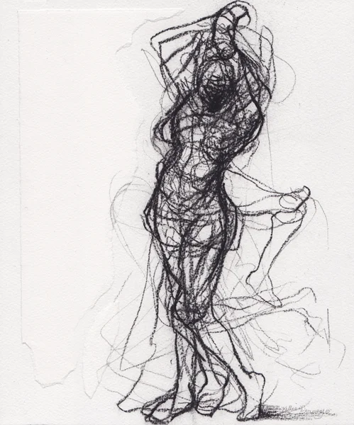 Kellie O’Dempsey Mutable collage #3 2010, charcoal on paper, 6mm x 40mm.