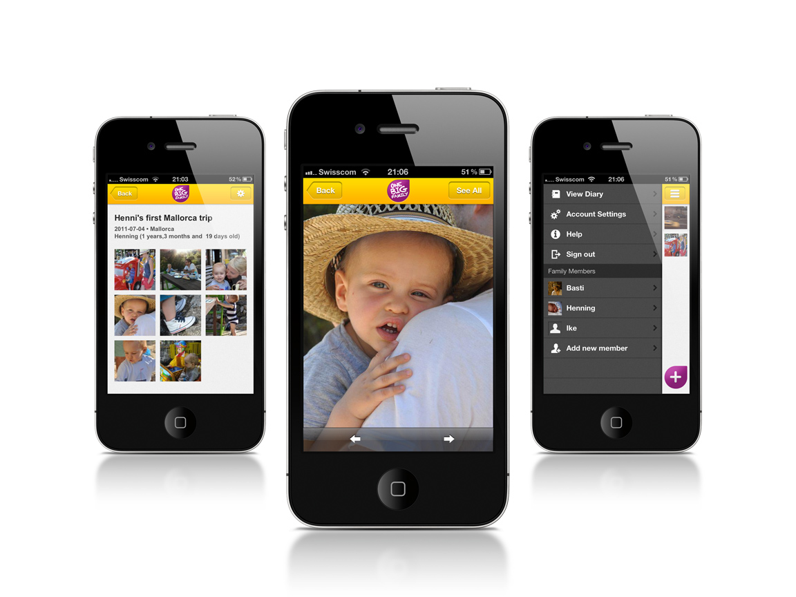 One Big Family - Die iPhone App