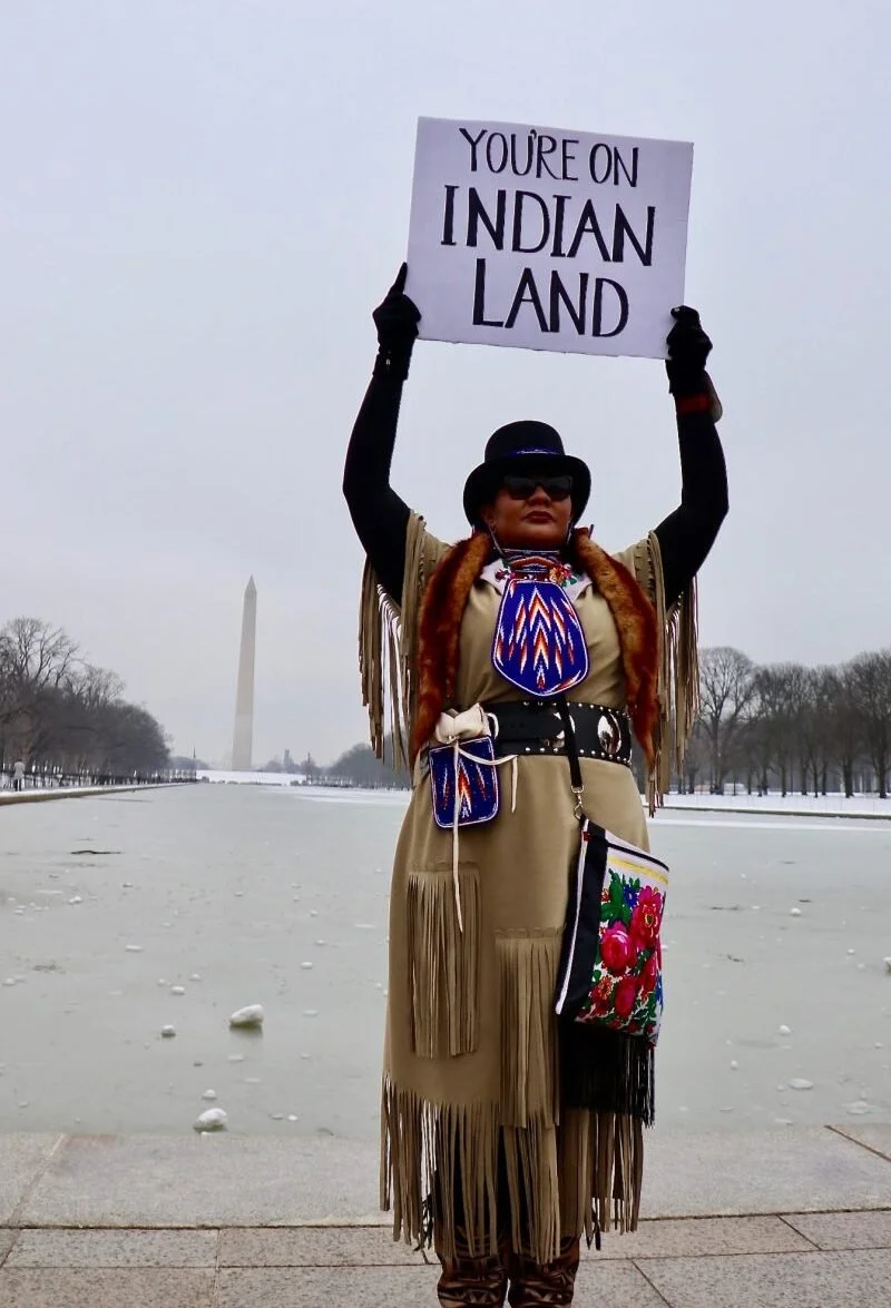 Truth teller, Indigenous Peoples March Washington D.C.