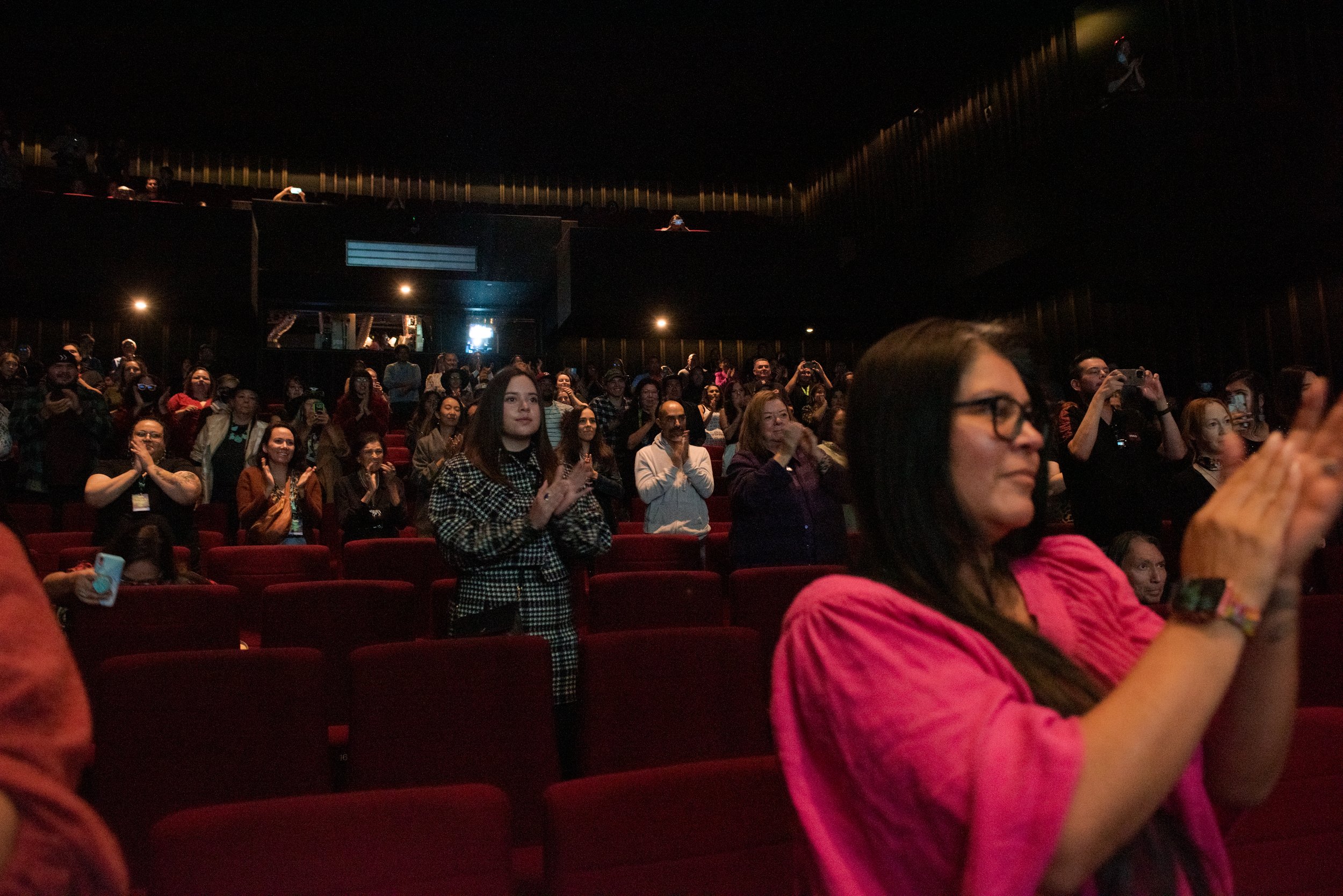 Festival attendees give a standing ovation. Image by Pengkuei Ben Huang.