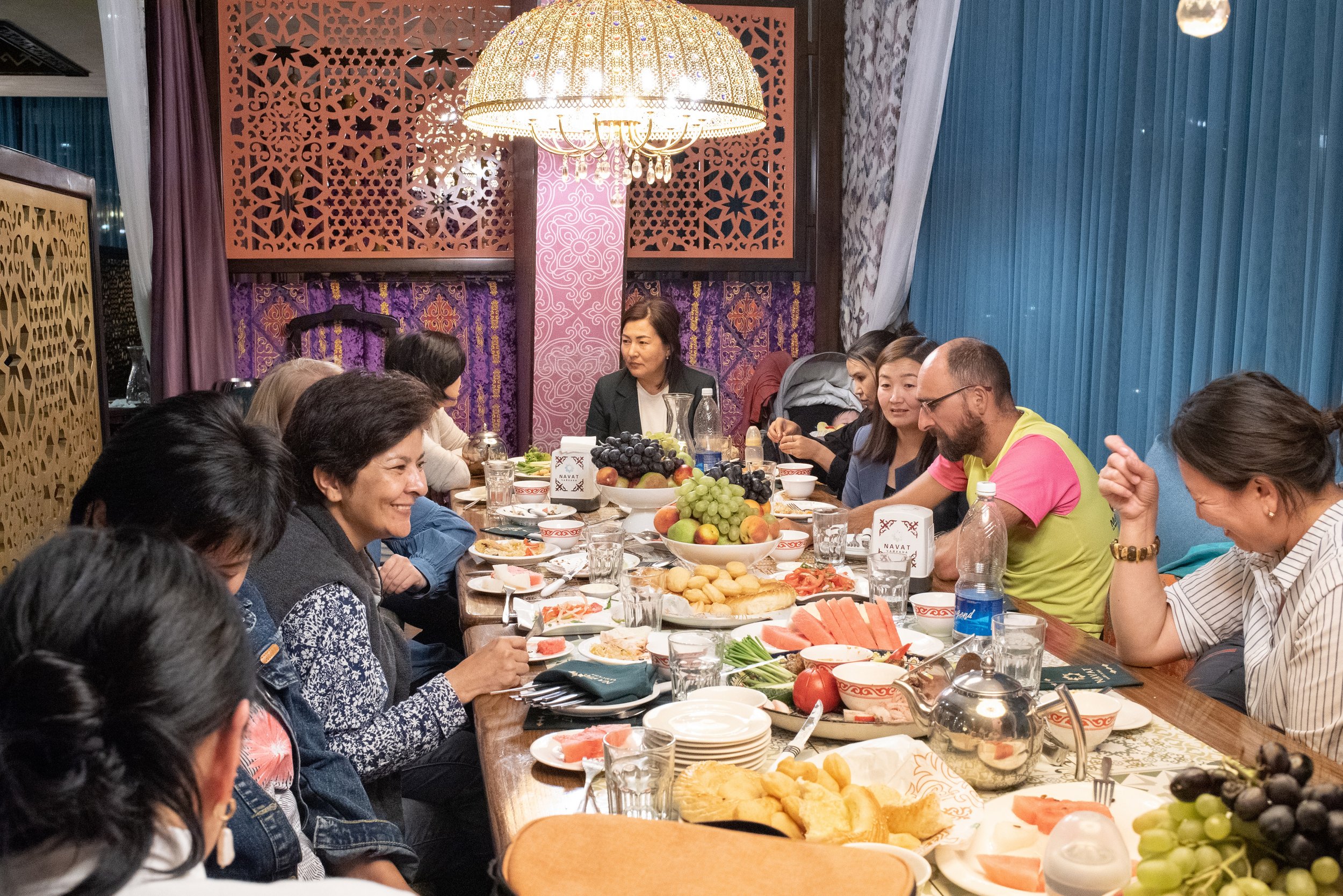 Mothers gather once a month for dinner, connectedness, and support.