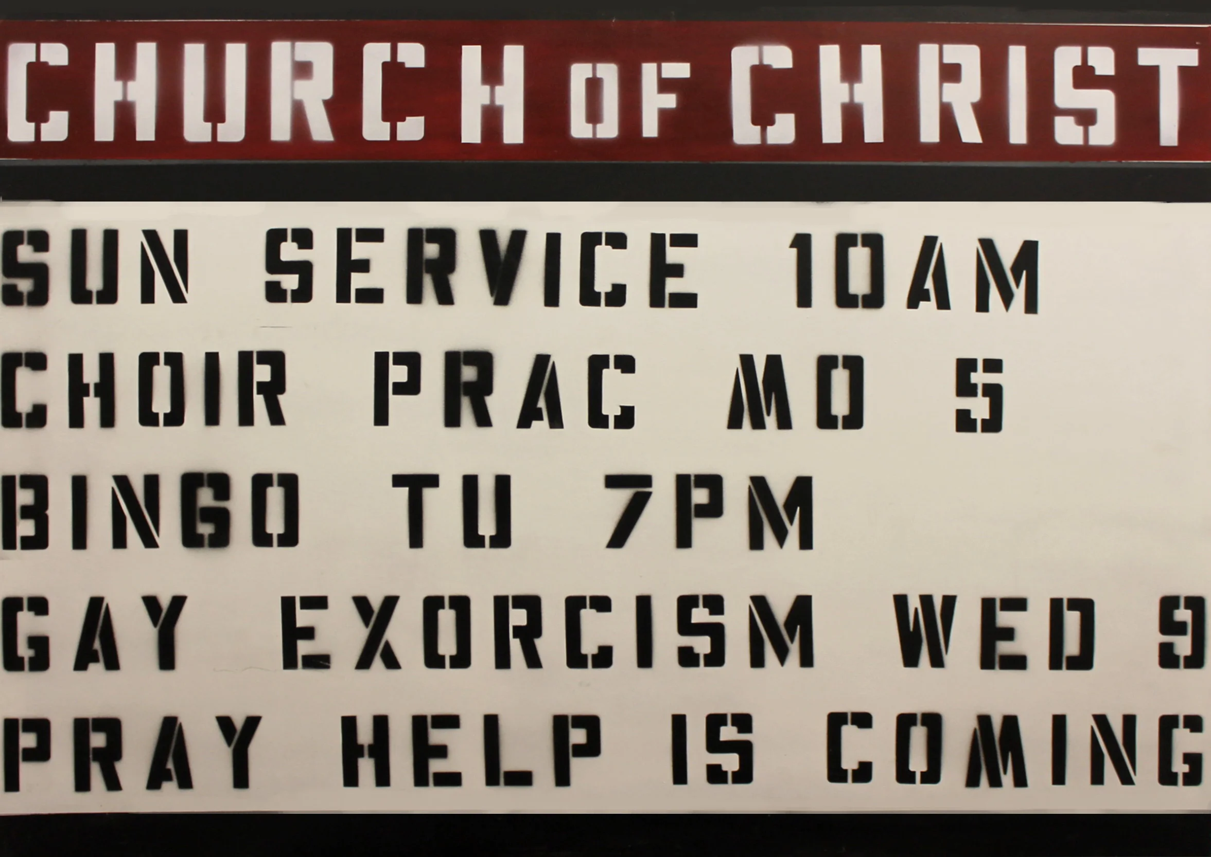 Church Sign 2