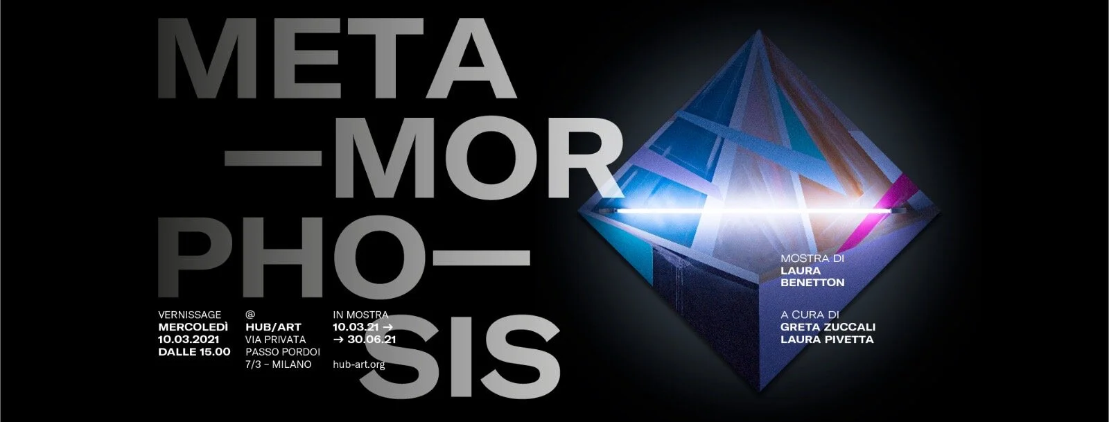 SOLO SHOW "METAMORPHOSIS"OPENING ON THE 10.03.2021 HUBART GALLERY,MILAN