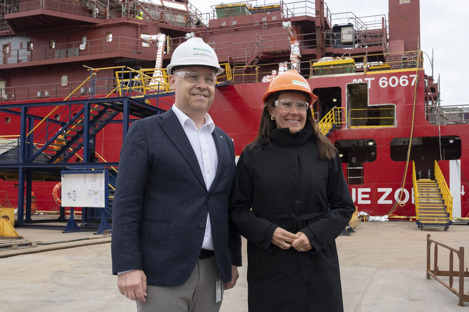 Fiskeri- og havministeren besøkte Green Yard Kleven