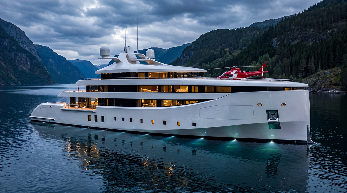 KY100 Polar expedition yacht, ready to be built