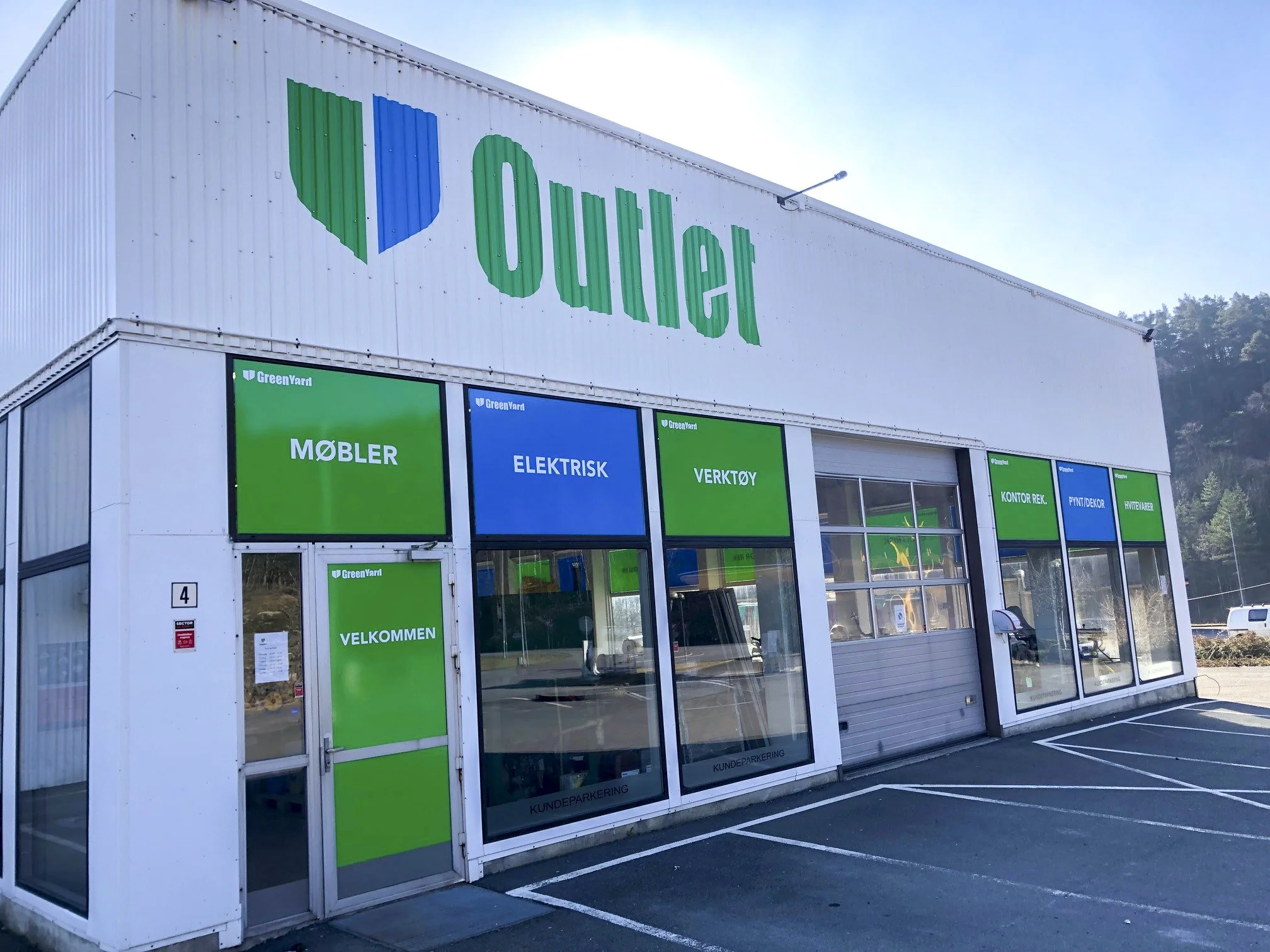 Salg av deler — Green Yard