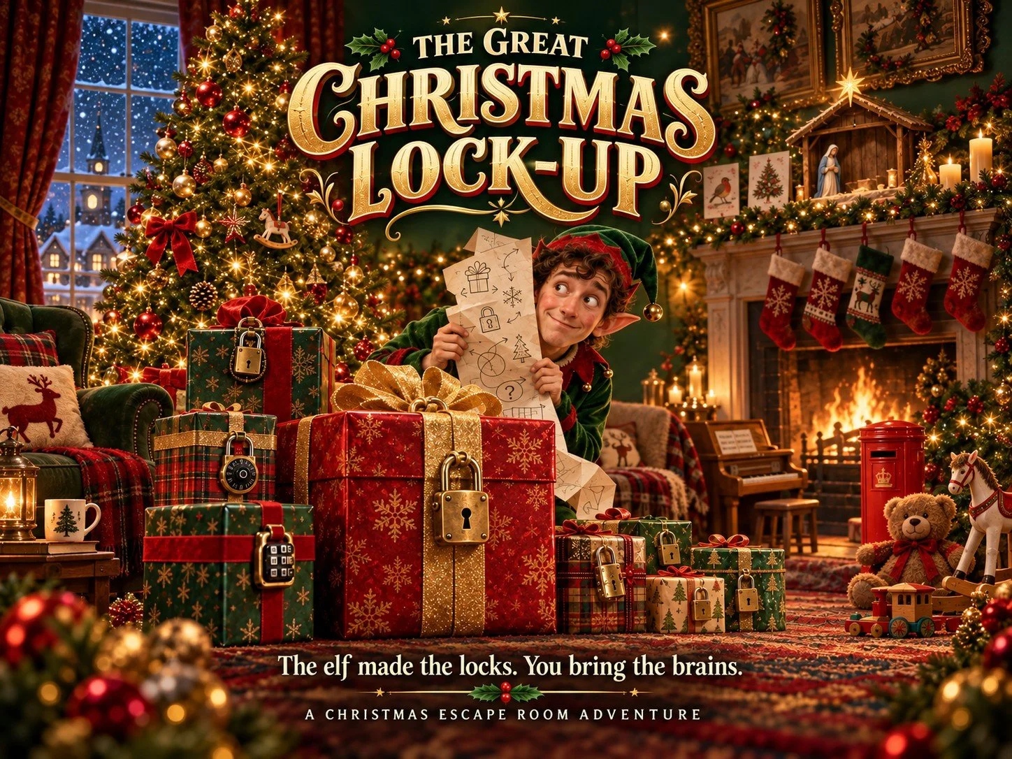 The Great Christmas Lock-Up escape room at Escape Peterborough