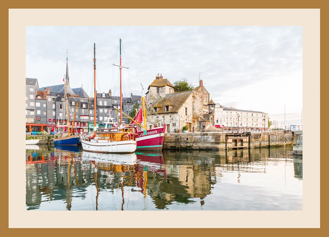 Honfleur Harbour framed.jpg
