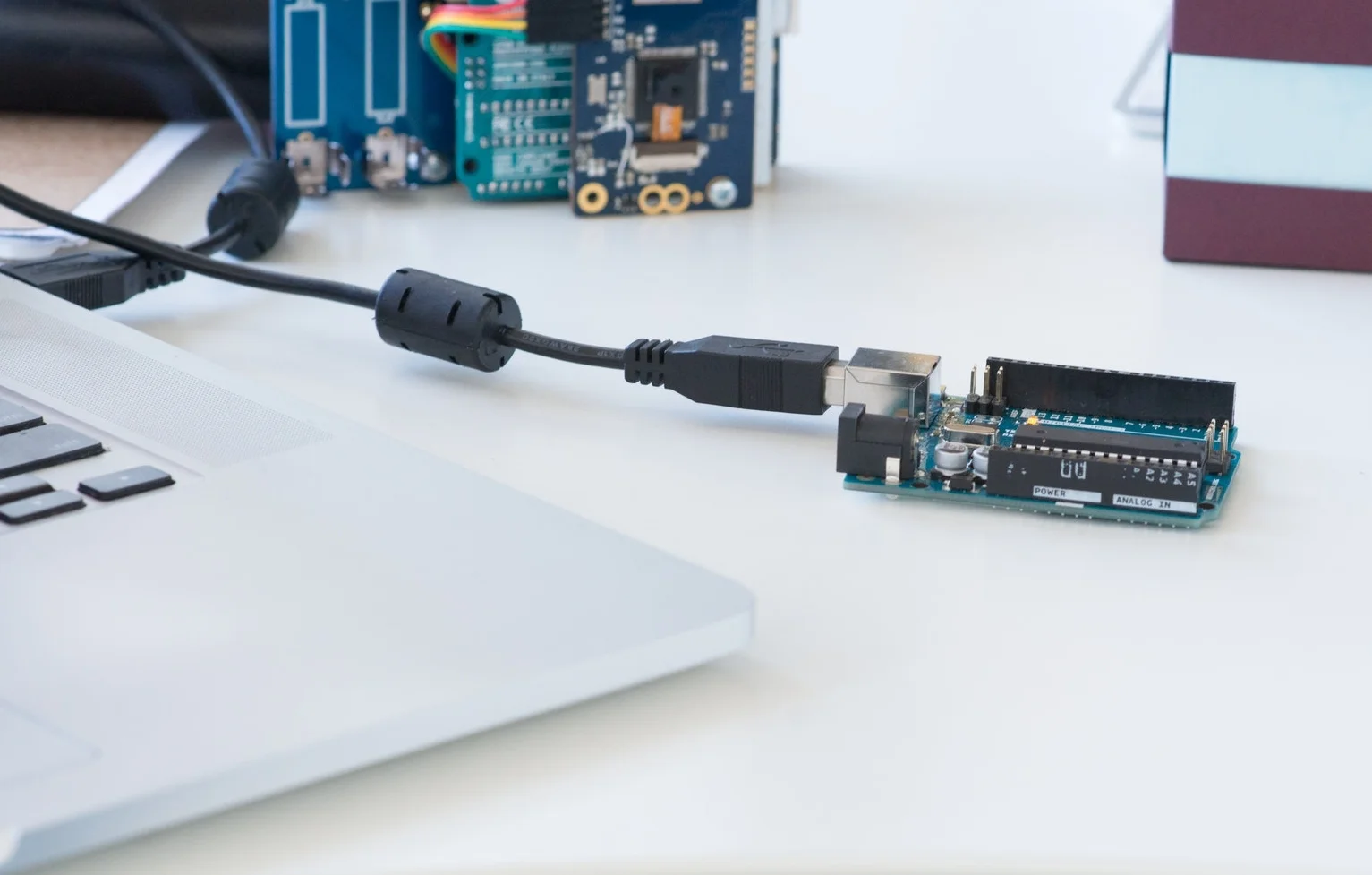 Step 1 Program the Arduino Uno following instructions here .