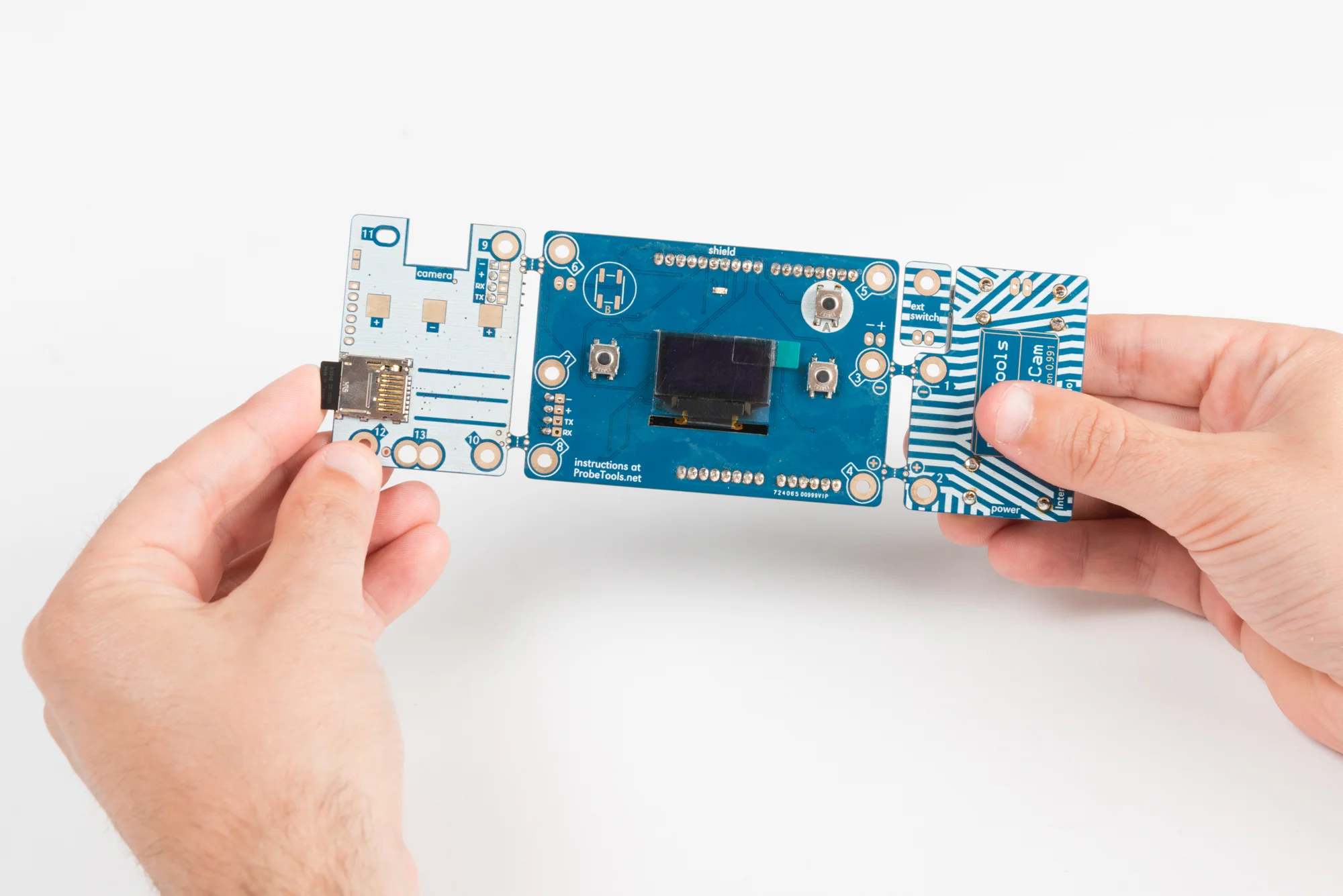 Step 5 Insert the Micro SD Card.