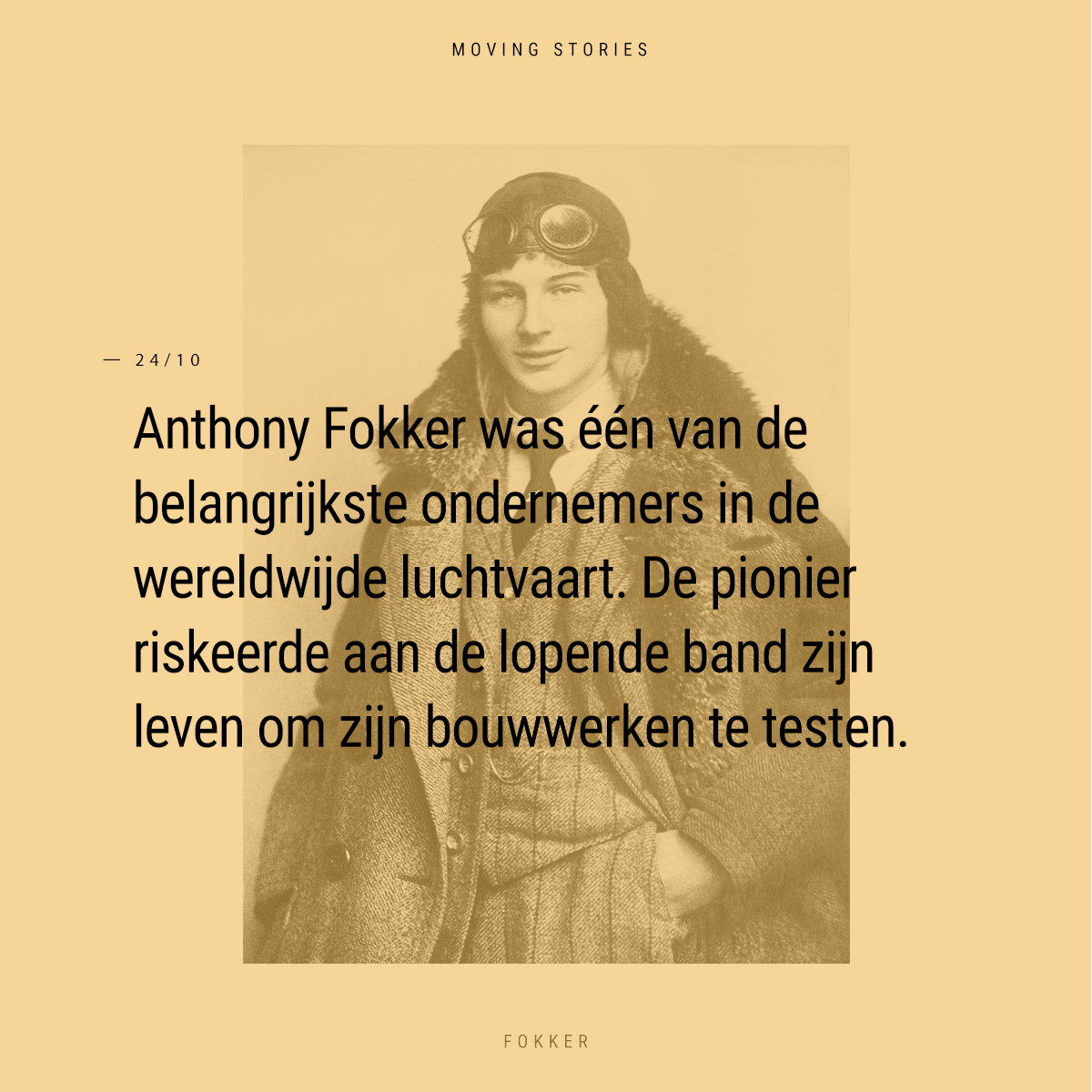 Moving Story - Anthony Fokker