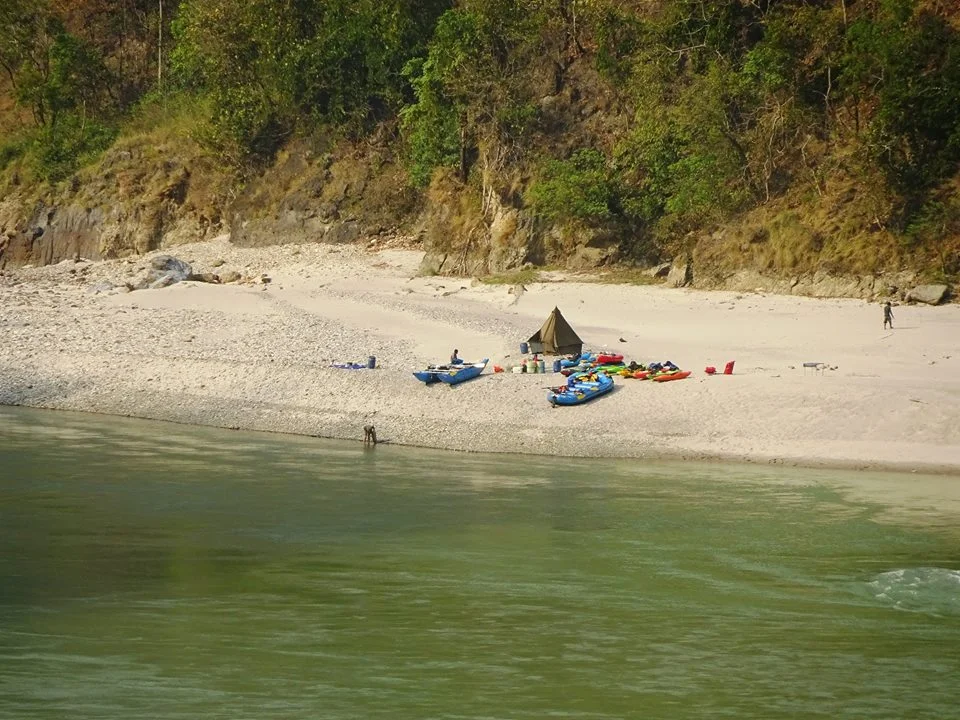 A view of our camp on Day 2