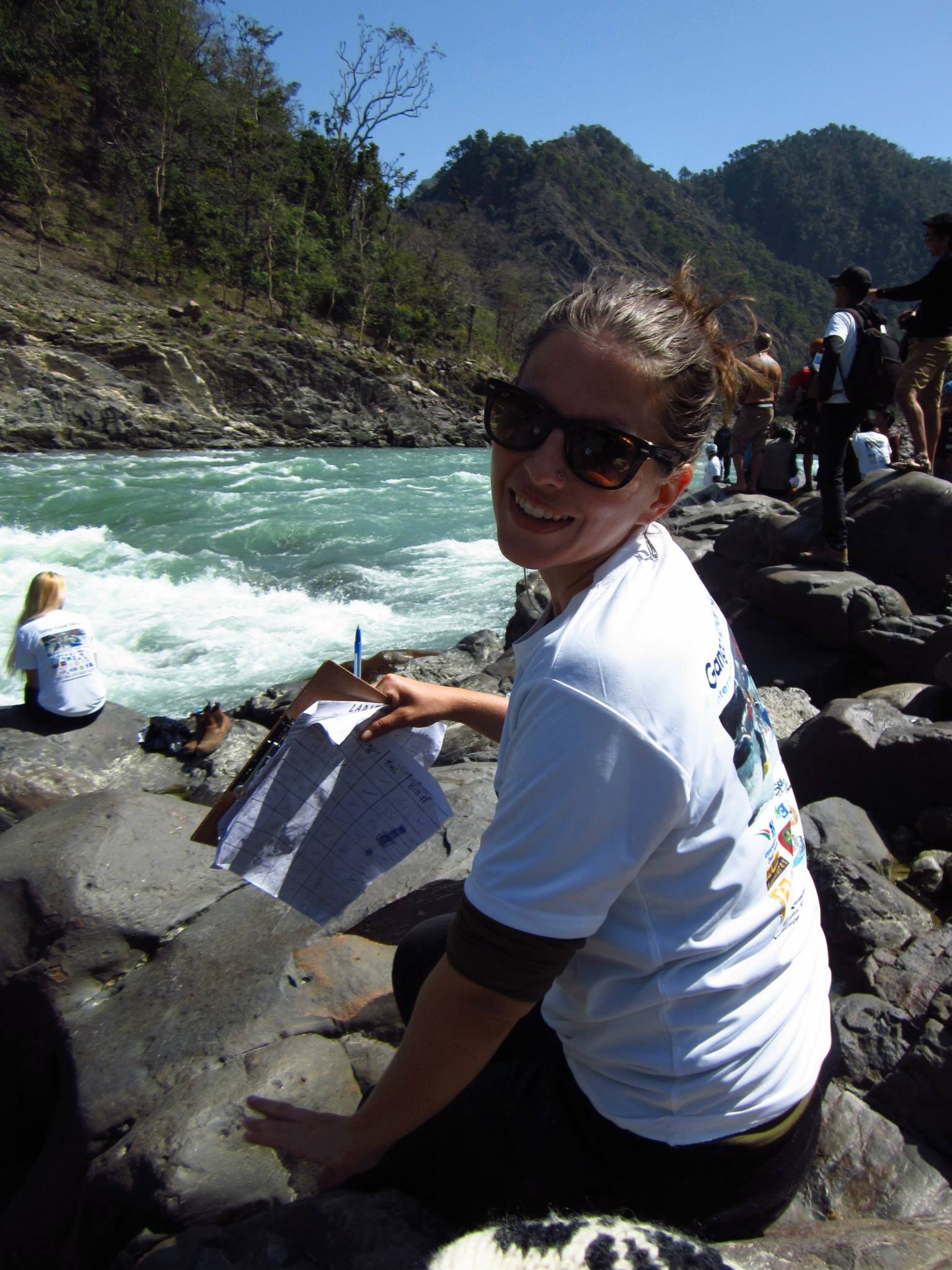 Volunteering at Ganga Kayak Festival, 2014