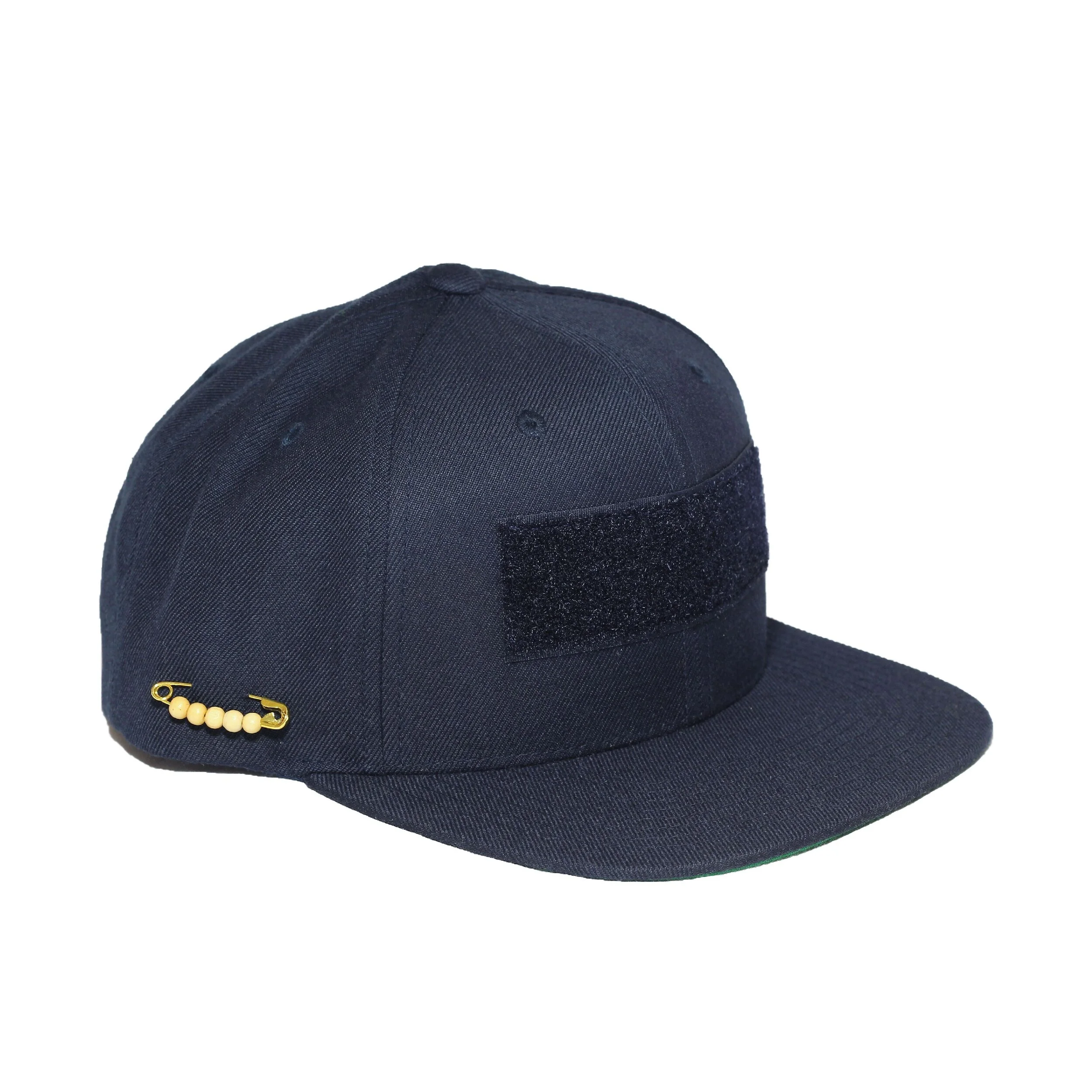 Custom Snapback Hats | Navy Velcro 