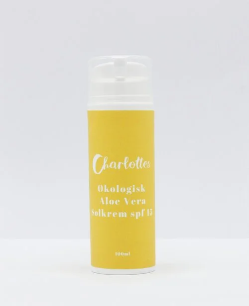 Økologisk Aloe Vera Solkrem spf 15