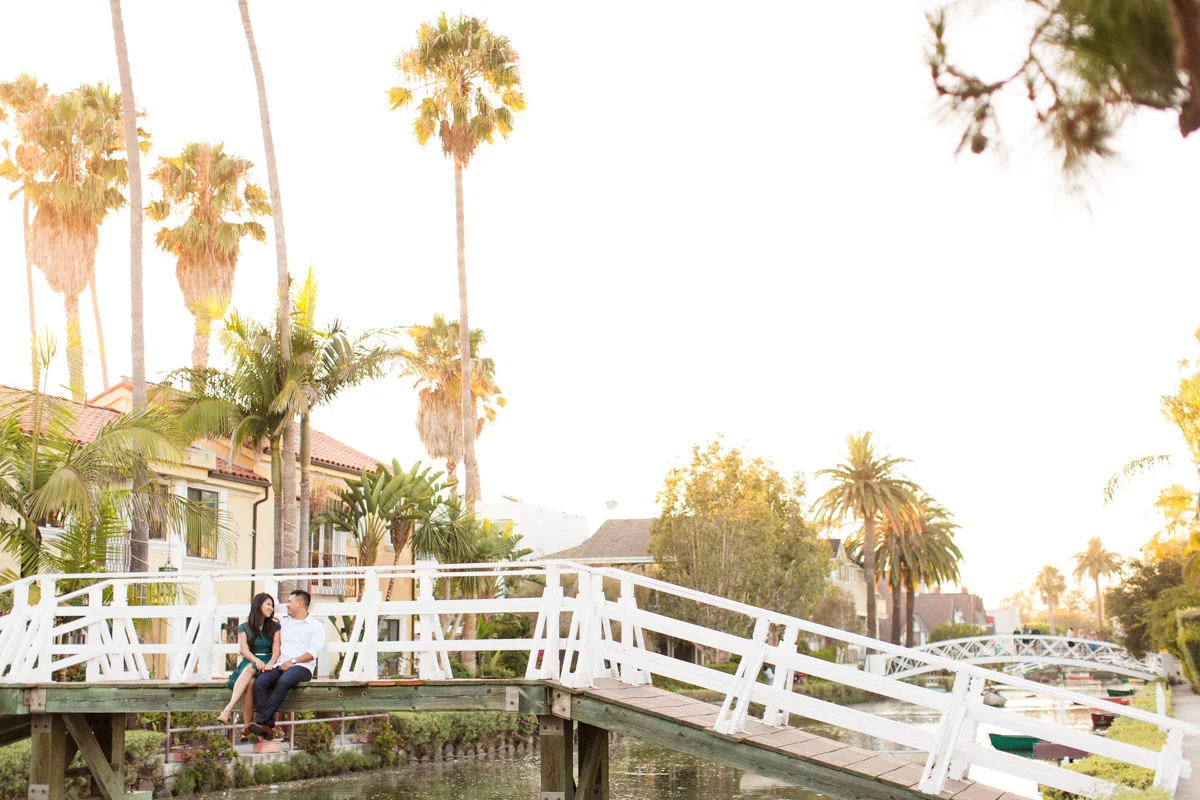 thevondys.com | Engagements at the Venice Canals | Southern California Engagement Photography | The Vondys