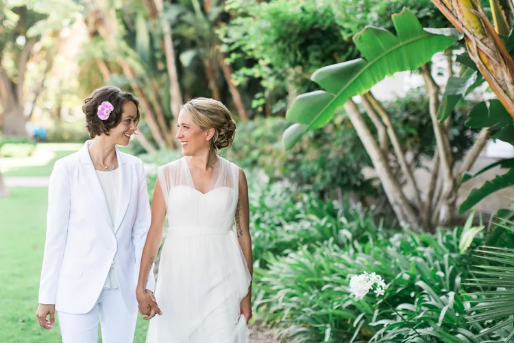 SANTA BARBARA COURTHOUSE WEDDING | MEGHAN + ROSE