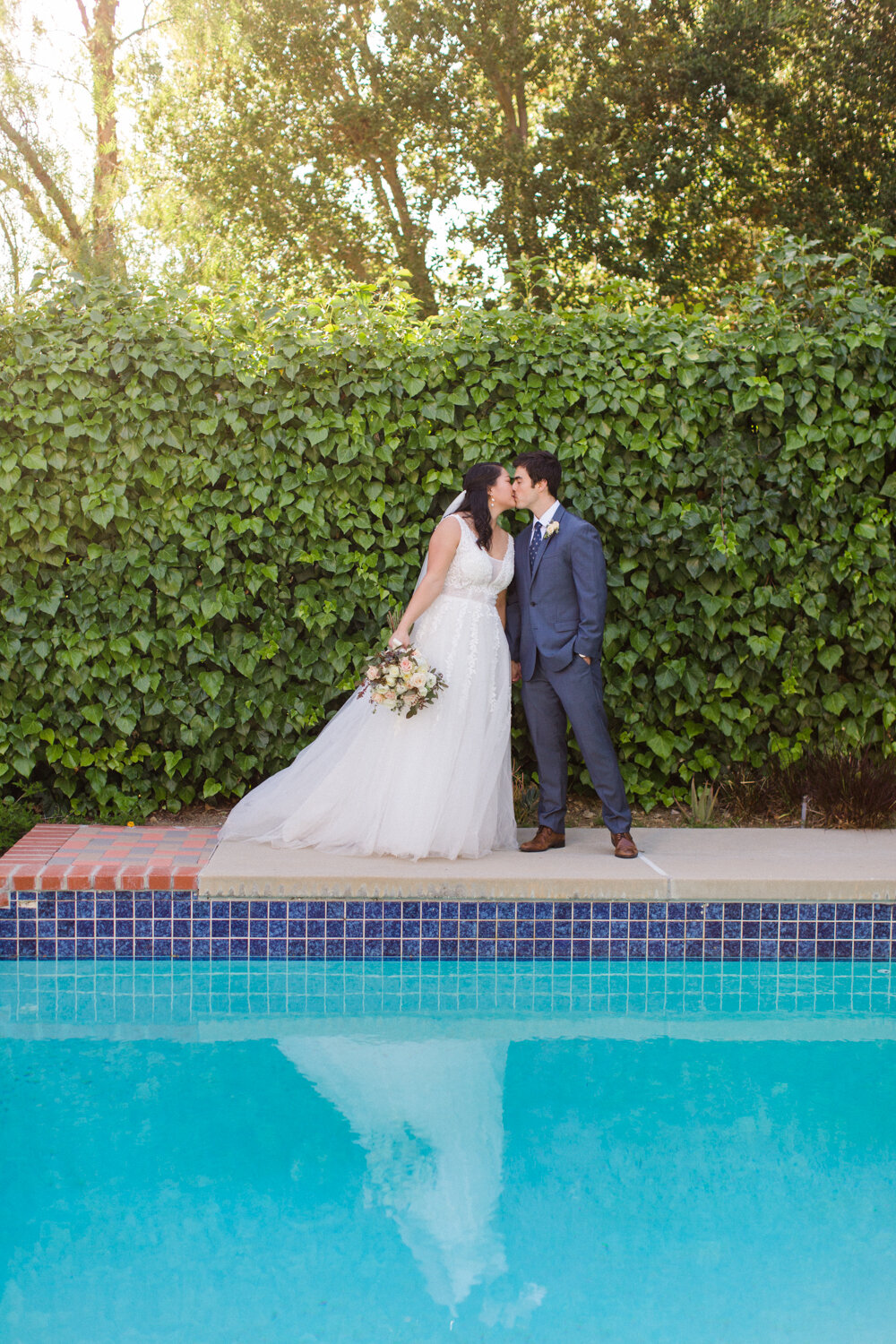 Virtual Zoom Wedding | Socially Distanced Event | Backyard Wedding | Los Angeles Wedding Photographer | thevondys.com