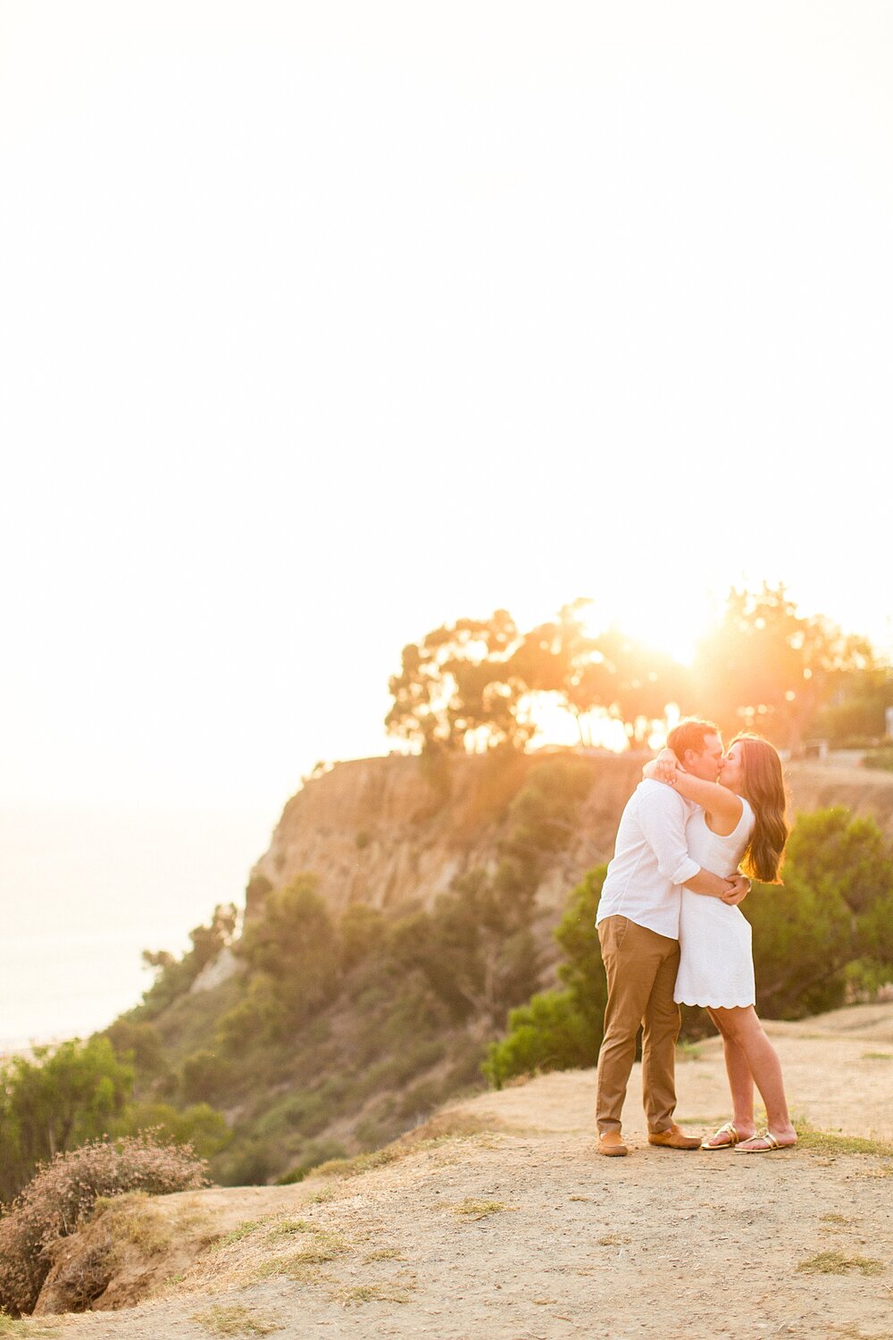 couple shares a special moment after los angeles beach wedding | thevondys.com