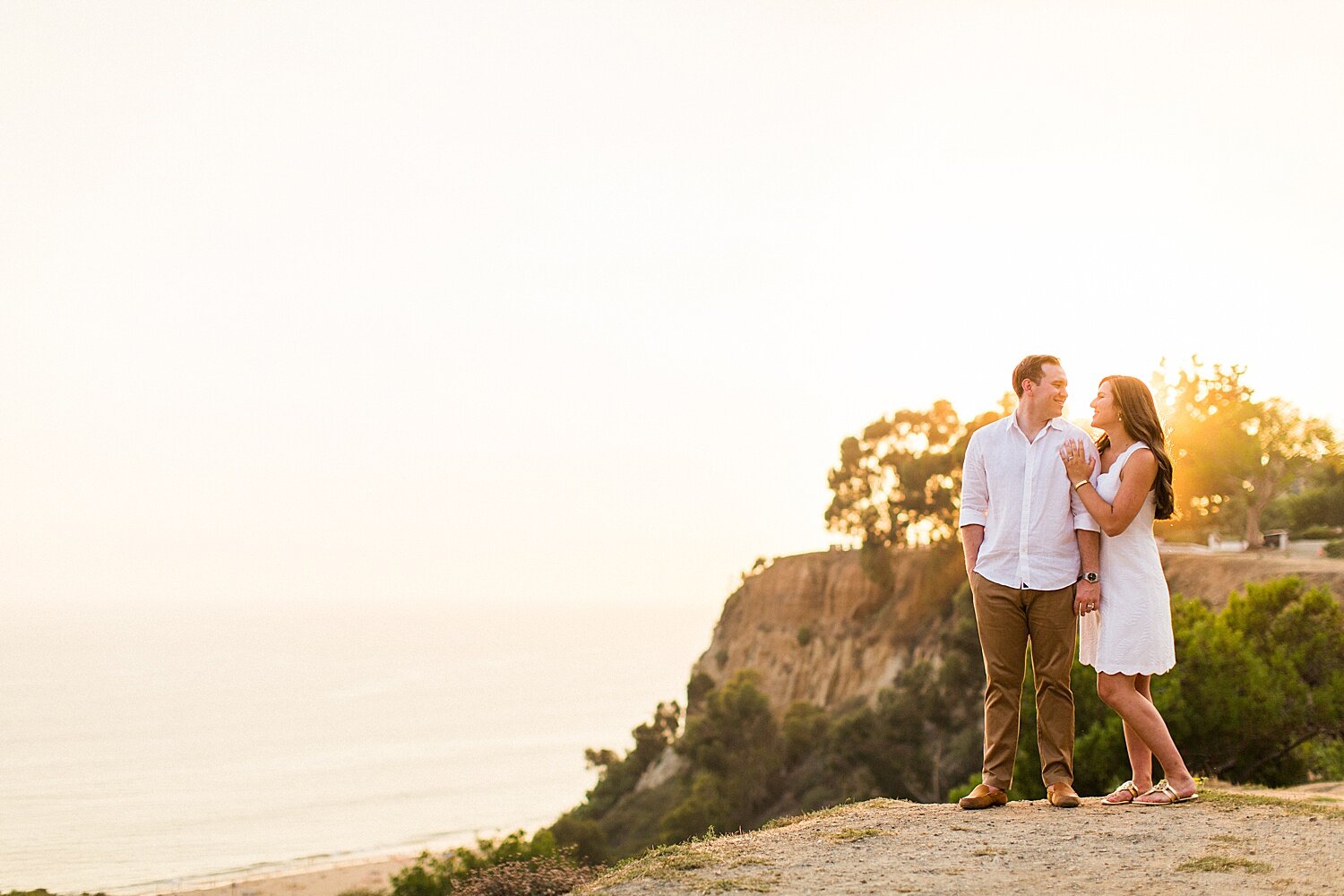 couple shares a special moment after their wedding in santa monica | los angeles wedding photographer | thevondys.com