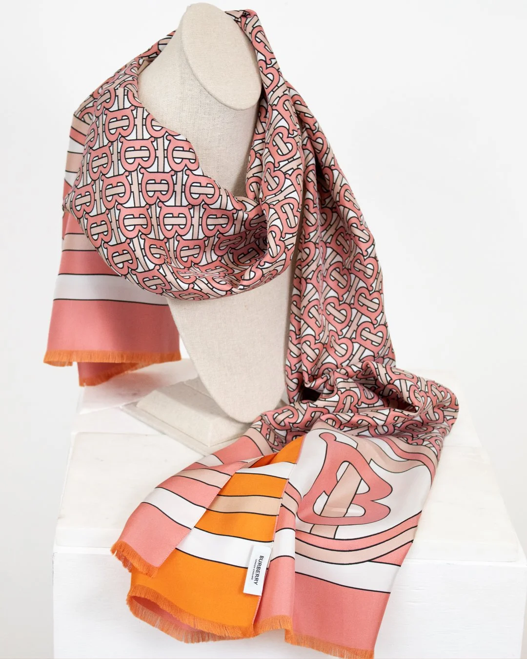 burberry monogram shawl