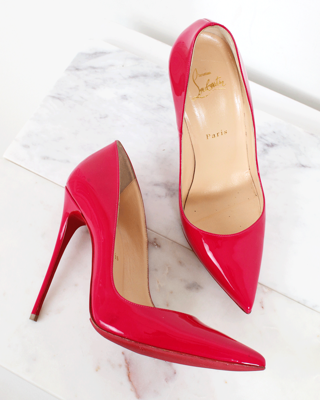 paris red bottom shoes