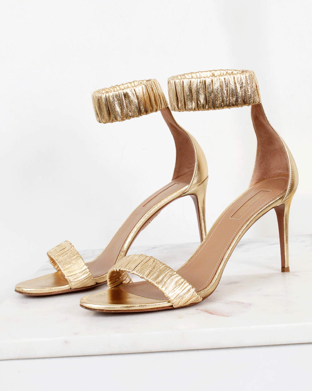 Aquazurra Liberty Sandal 85 Otra Vez Couture Consignment Aquazurra Liberty Sandal 85 Otra Vez Couture Consignment