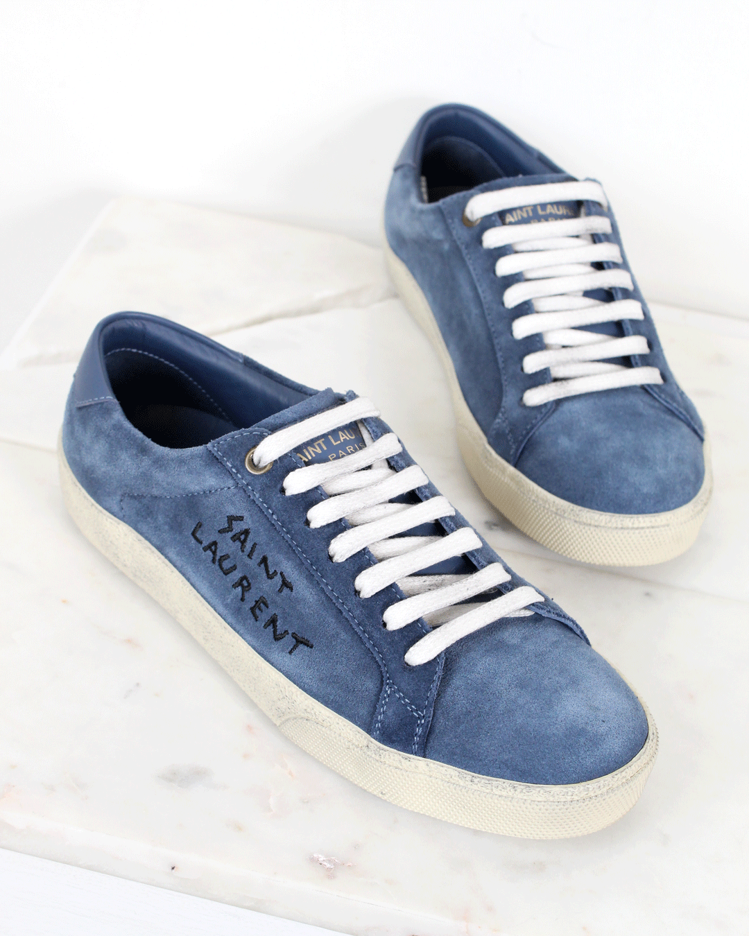 Saint Laurent Suede Soho Sneakers 