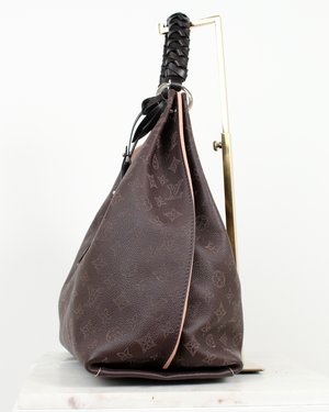 Louis Vuitton Carmel Mahina Monogram Hobo Bag