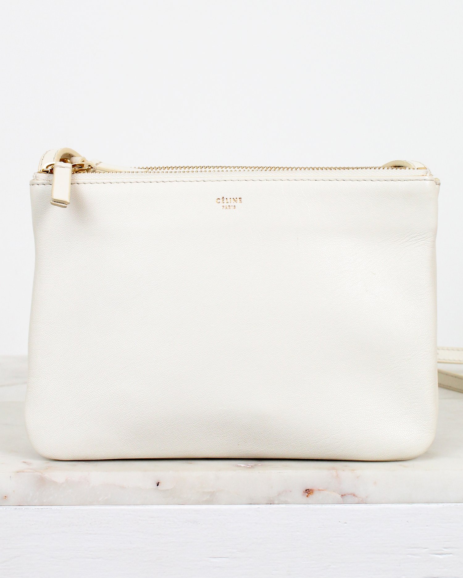 small white purse