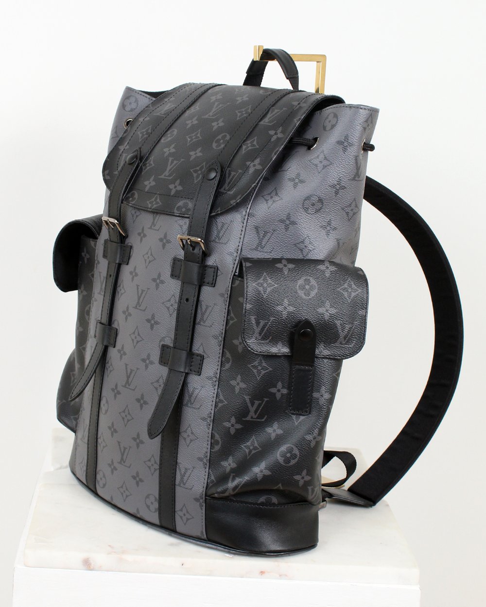 Nonsens roterende fattigdom Louis Vuitton Reverse Monogram Eclipse Christopher MM Large Backpack — Otra  Vez Couture Consignment