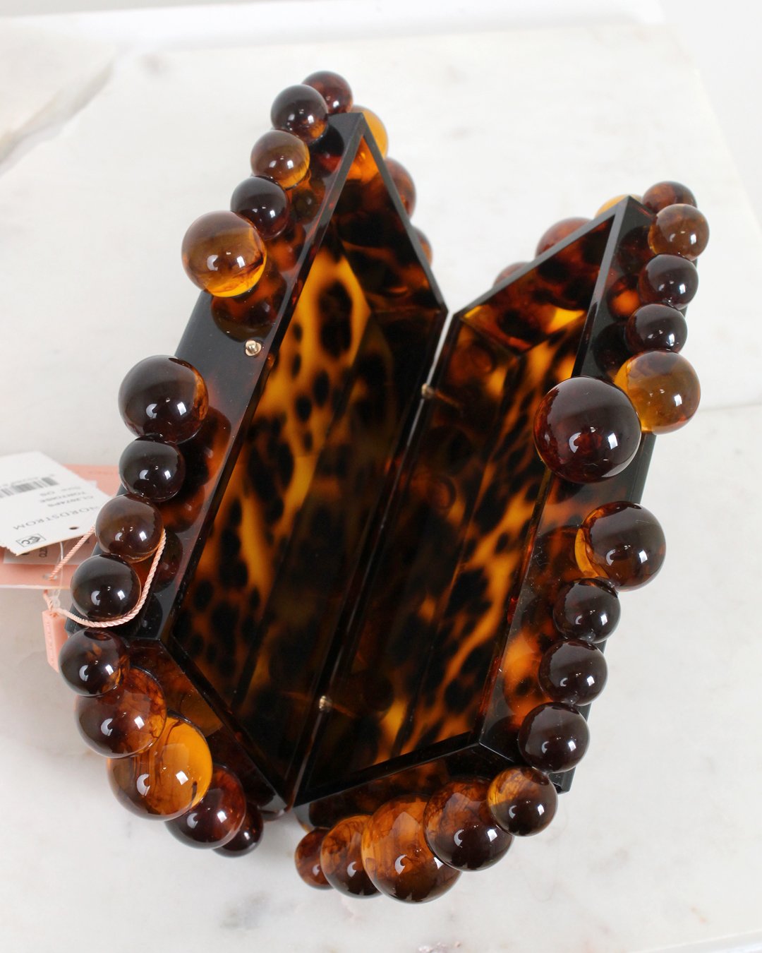 Cult Gaia Tortoiseshell EOS Clutch — Otra Vez Couture Consignment
