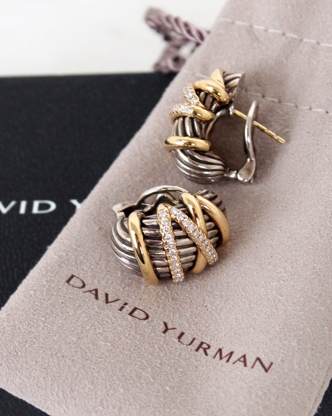 David Yurman Helena Shrimp Earrings — Otra Vez Couture Consignment