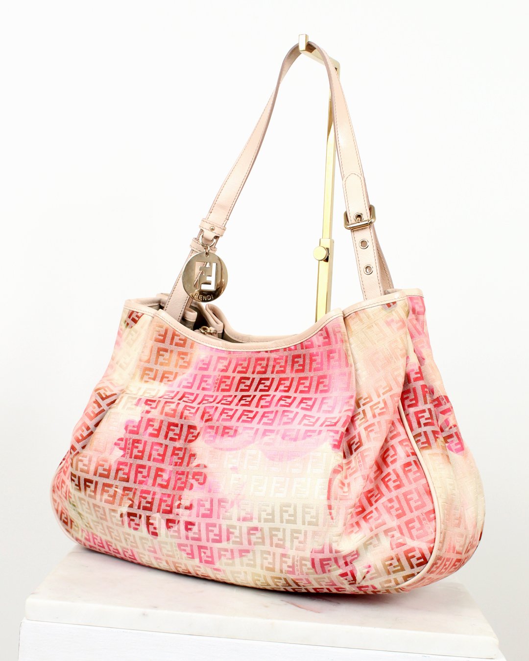 Baguette - Pink FF canvas bag