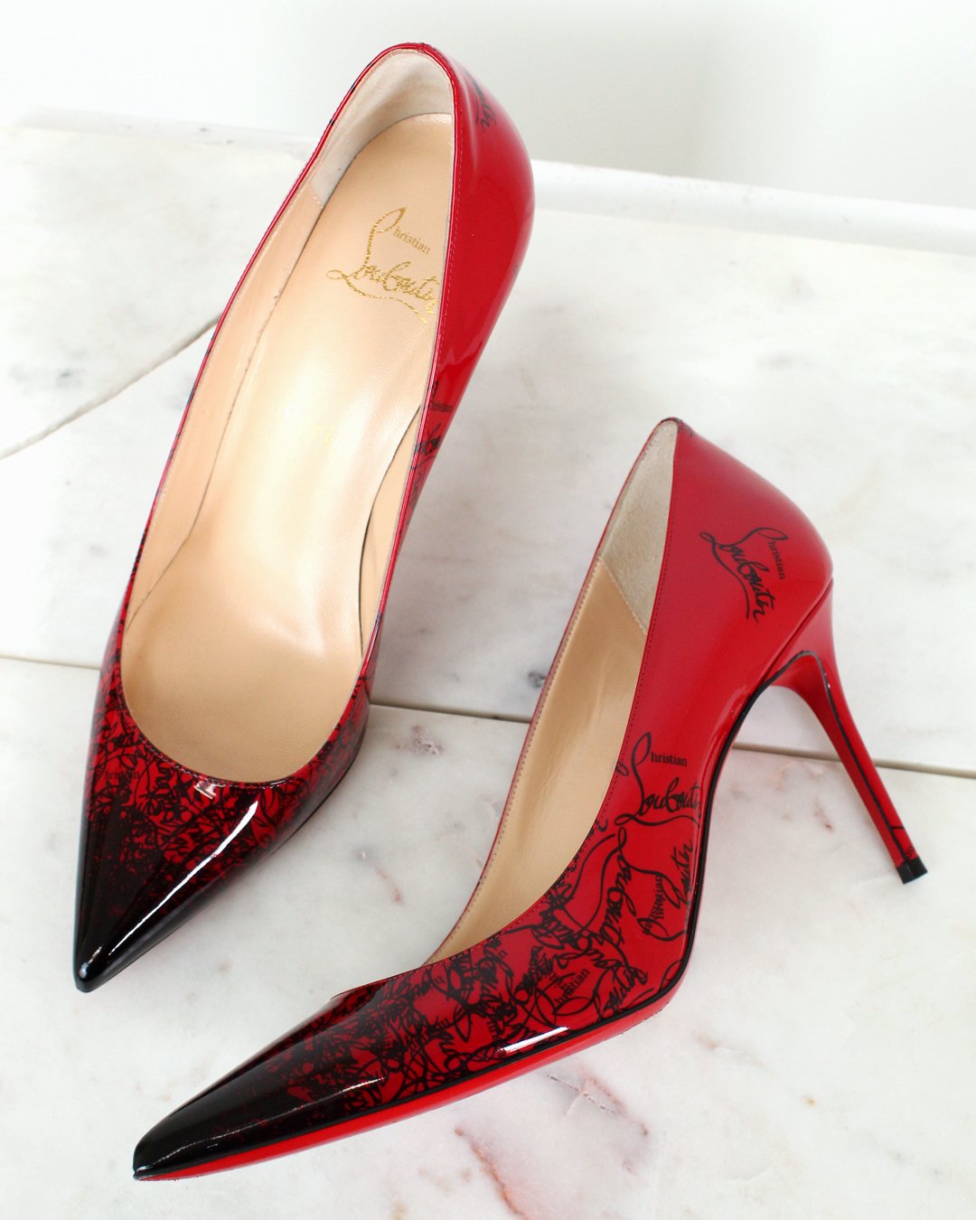 Christian Louboutin Ombre Patent Leather — Otra Vez Couture Consignment