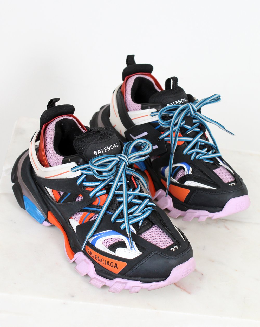 Halloween Bunke af beundre Balenciaga Colorful Track Sneaker — Otra Vez Couture Consignment