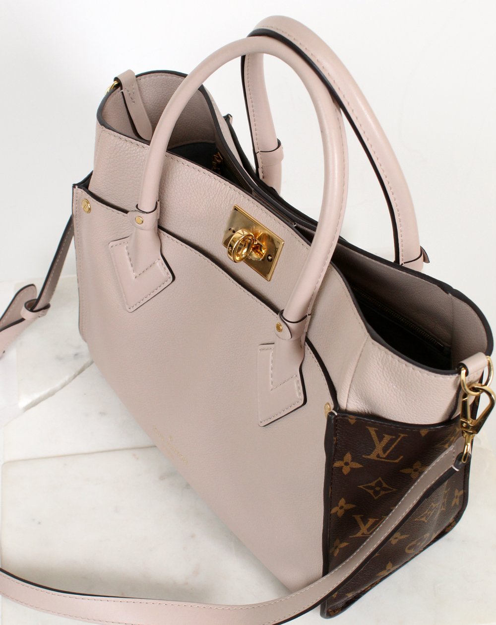 Louis Vuitton Red Leather And Brown Monogram Coated Canvas Flower Tote Gold  Hardware, 2020 Available For Immediate Sale At Sotheby's