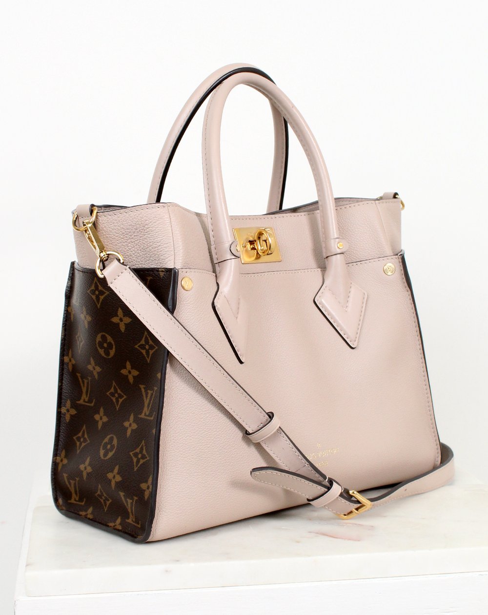 Louis Vuitton Red Leather And Brown Monogram Coated Canvas Flower Tote Gold  Hardware, 2020 Available For Immediate Sale At Sotheby's