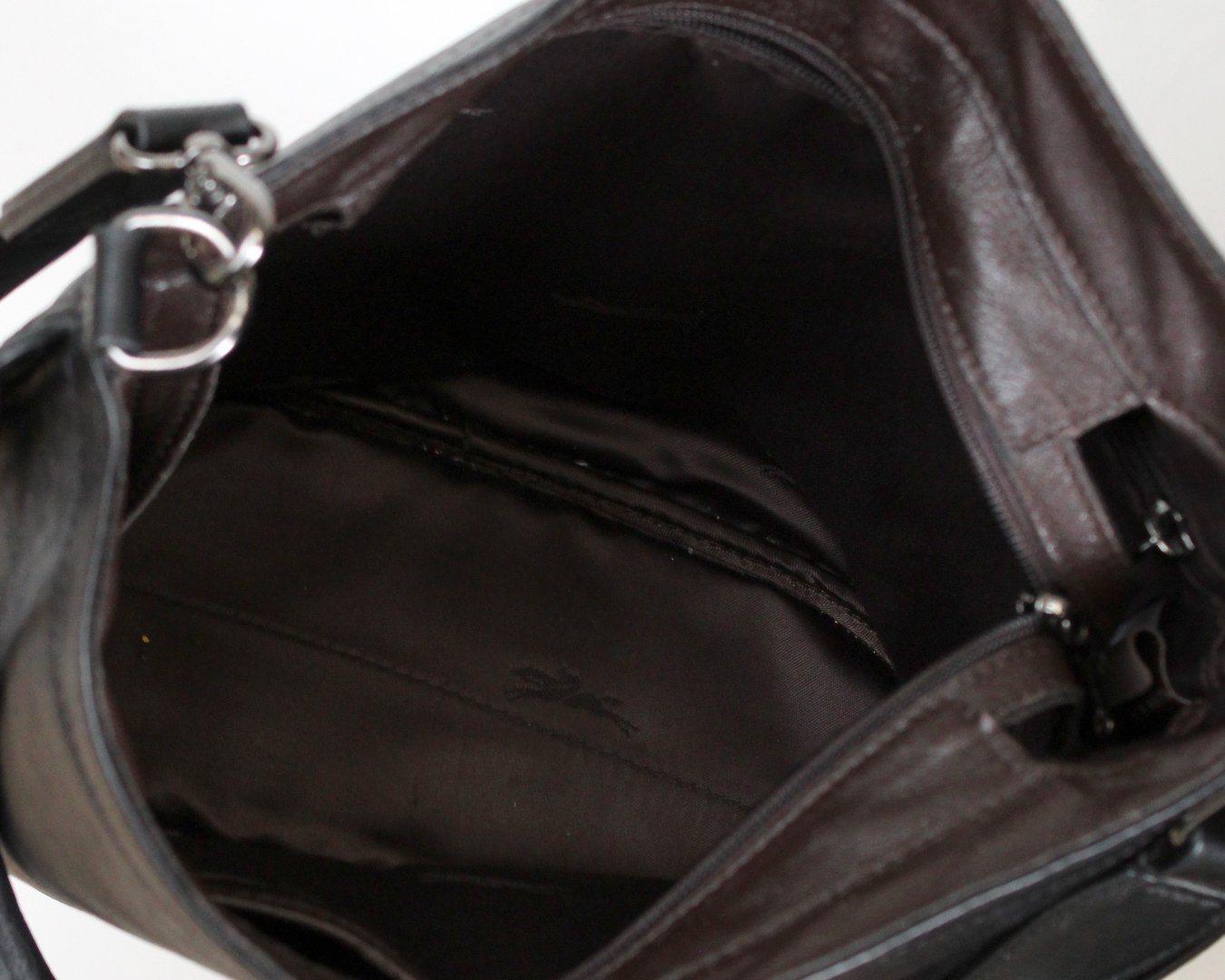 longchamp leather crossbody bag