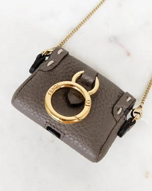 Fendi Airpod Case Mini Flapbag Keychain — Otra Vez Couture Consignment