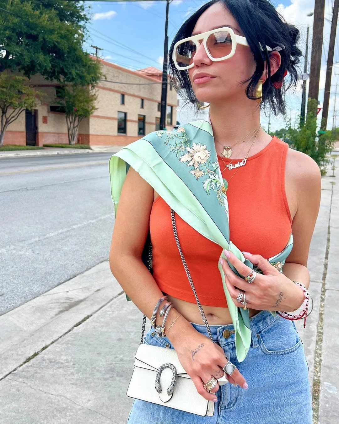 Sneak peek! ⁠
⁠
Arriving tomorrow at noon: a fresh edit of timeless pieces from Chanel and Louis Vuitton to David Yurman and Herm&egrave;s.⁠
⁠
This season, scarves are everywhere, from accessories to statement tops, and we&rsquo;re so excited to shar