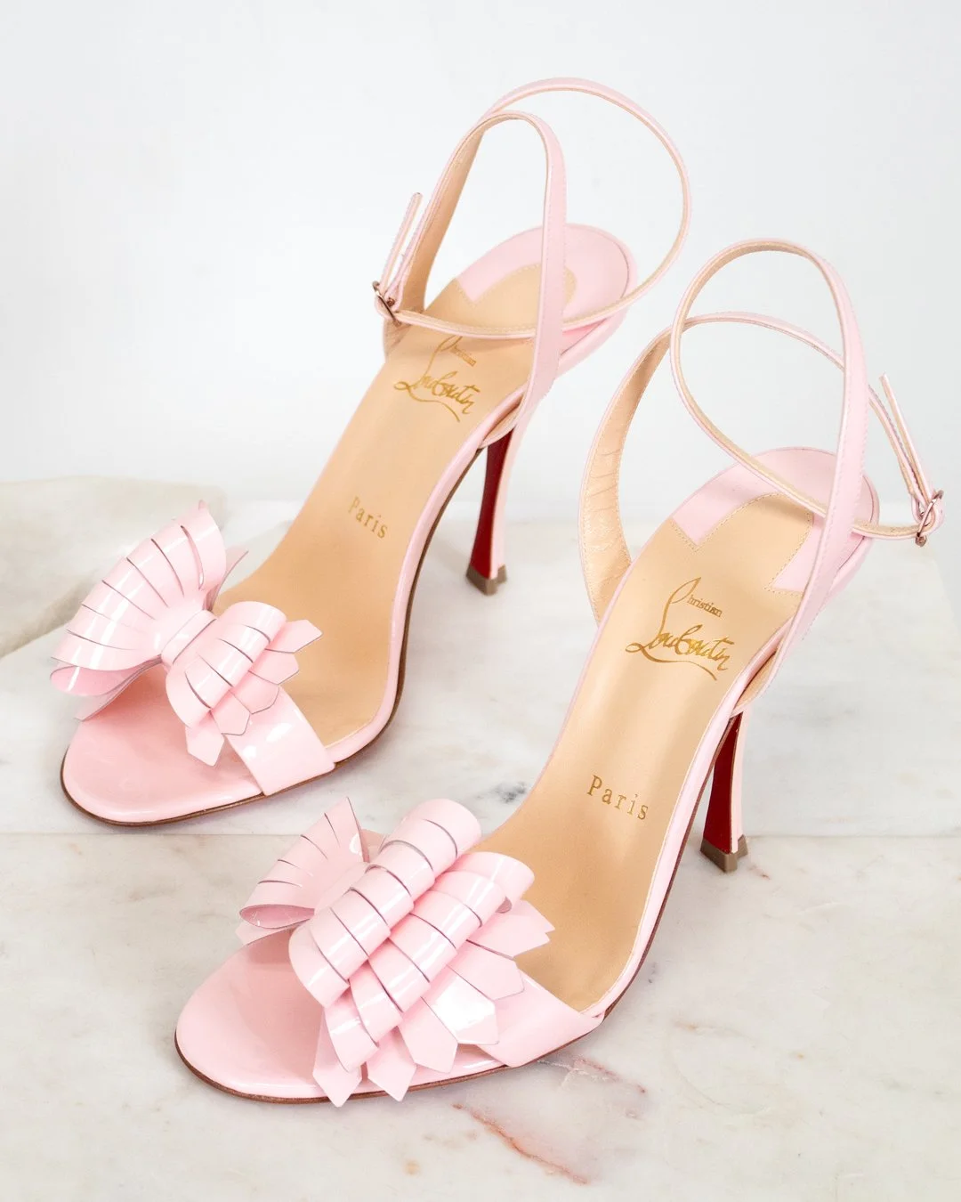 Louboutins Store Louboutin Mesh Heels Pink Louboutins Store